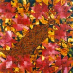 My variation on the standard quilt block: Blossoming Tree
